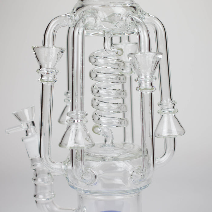 19" Coil Glass water recycler bong [C1576] Glass Bong Canadian Distributor