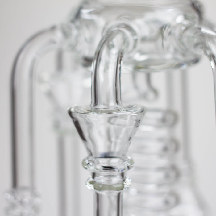 19" Coil Glass water recycler bong [C1576] Glass Bong Canadian Distributor
