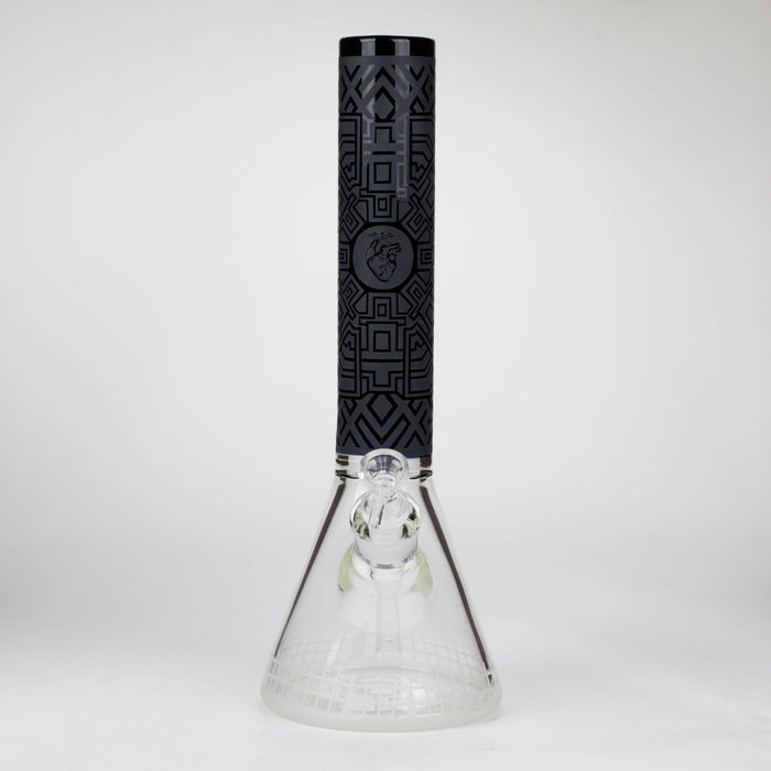 14" Beaker Base Glass Bong [C1037-CC268] Glass Bong Canadian Distributor