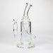 10″ Straight Tube Recycler Glass Bong [C1555] Glass Bong Canadian Distributor