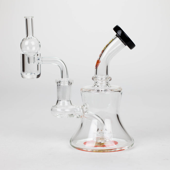 Xtreme | 5" Oil Rig with quartz banger [BT4409] Glass Rig Canadian Distributor