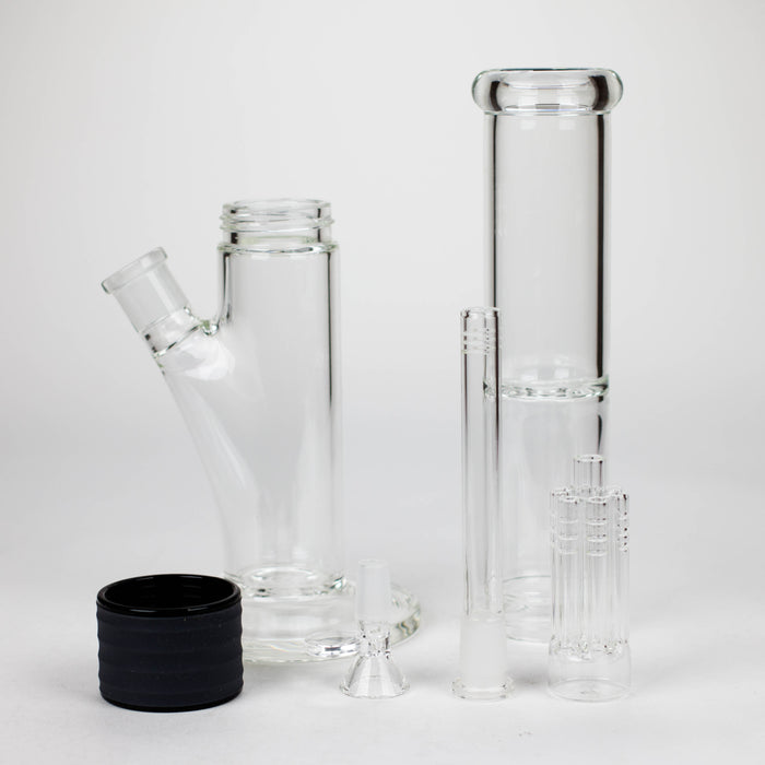 17″ 5mm DIY Glass Straight Tube Bong Set [BT2528] Glass Bong Canadian Distributor