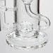10″ Straight Tube Recycler Glass Bong [C1555] Glass Bong Canadian Distributor