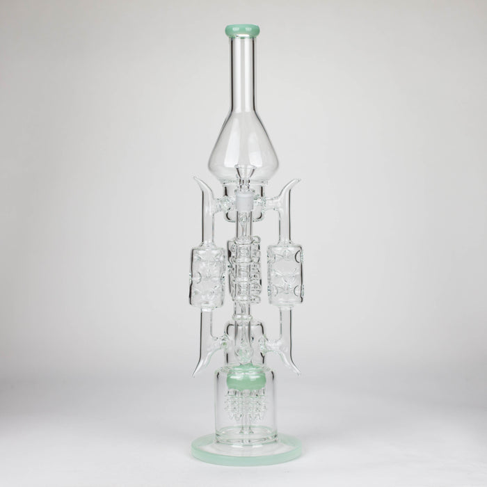 20" Coil Glass water recycler bong [C1577] Glass Bong Canadian Distributor