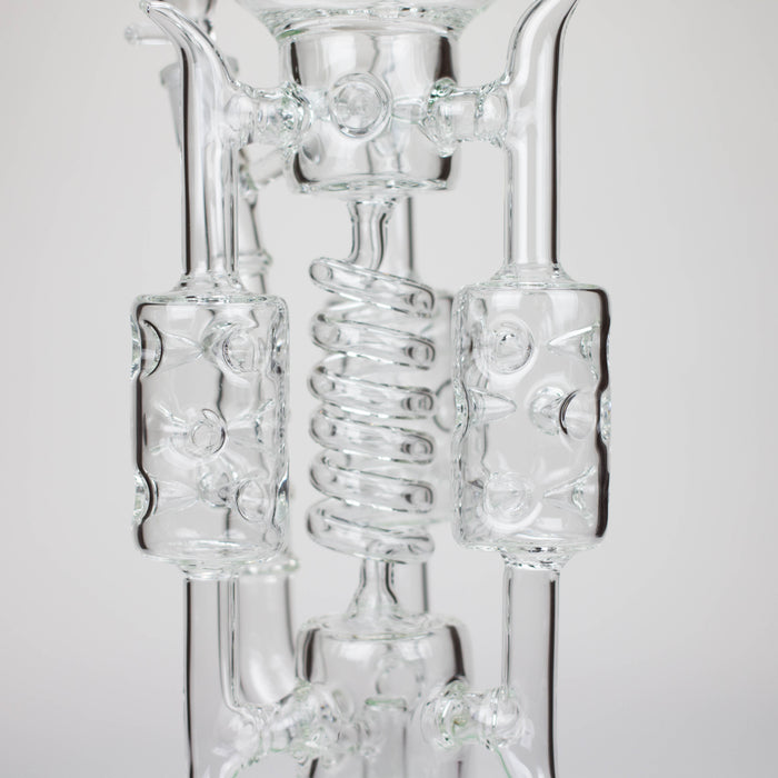 20" Coil Glass water recycler bong [C1577] Glass Bong Canadian Distributor