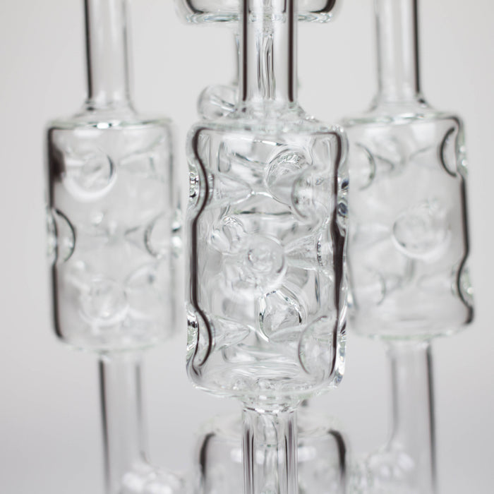 20" Coil Glass water recycler bong [C1577] Glass Bong Canadian Distributor