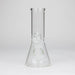 8" Clear Beaker Bong Beaker Bong Bongzie Smokes