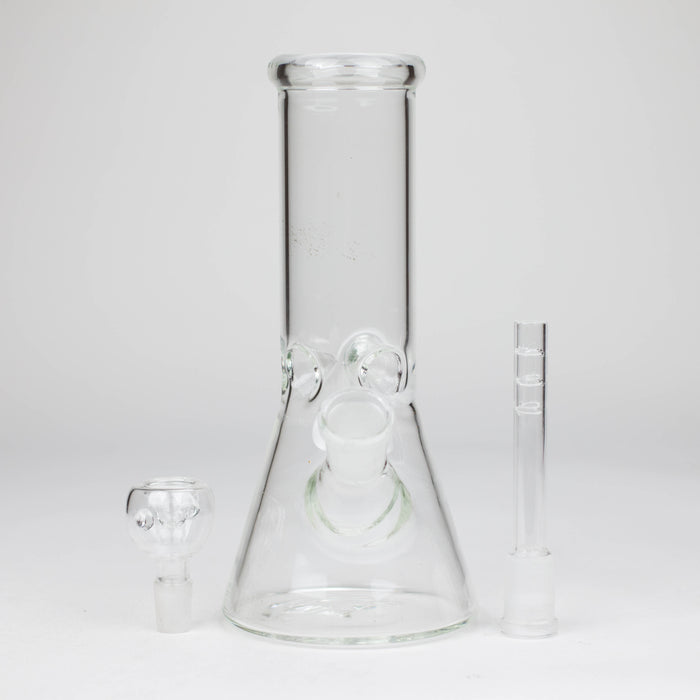8" Clear Beaker Bong Beaker Bong Bongzie Smokes