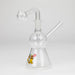 6.5" glass oil rig sticker Rig Bongzie Smokes