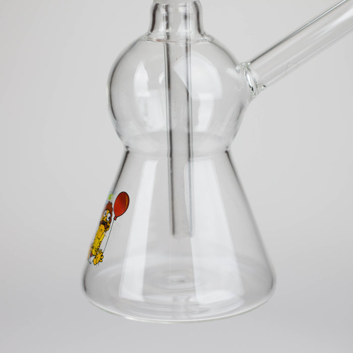6.5" glass oil rig sticker Rig Bongzie Smokes