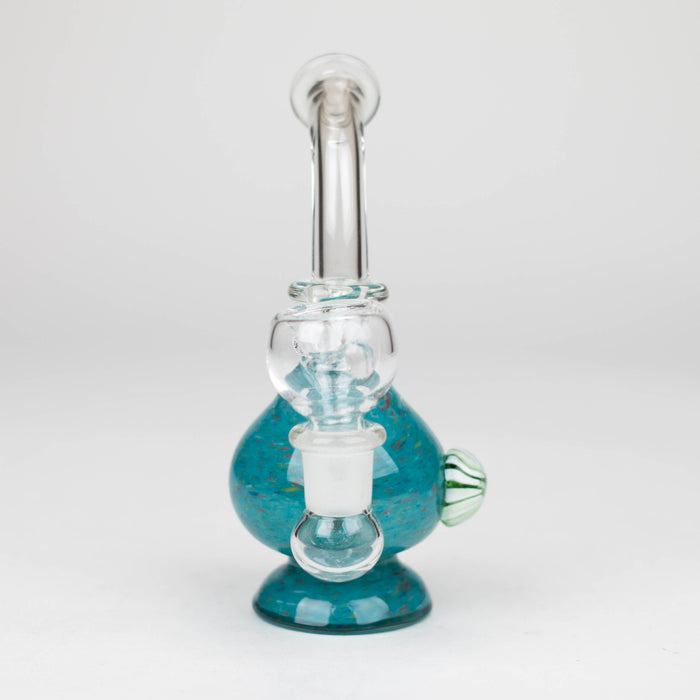 6" Bent neck bong with decoration-Color Assorted Other Shaped Bong Bongzie Smokes