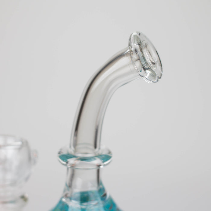 6" Bent neck bong with decoration-Color Assorted Other Shaped Bong Bongzie Smokes