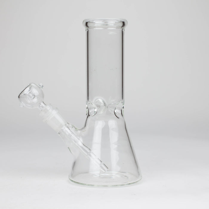 8" Clear Beaker Bong Beaker Bong Bongzie Smokes