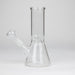 8" Clear Beaker Bong Beaker Bong Bongzie Smokes