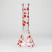10" Glass Bong With Happy Valentine's Day Design Glass Bong 777 Smoke