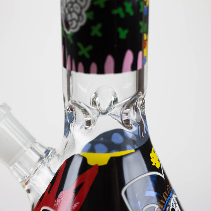 10" Glass Bong With Clown Design Bongs 777 Smoke