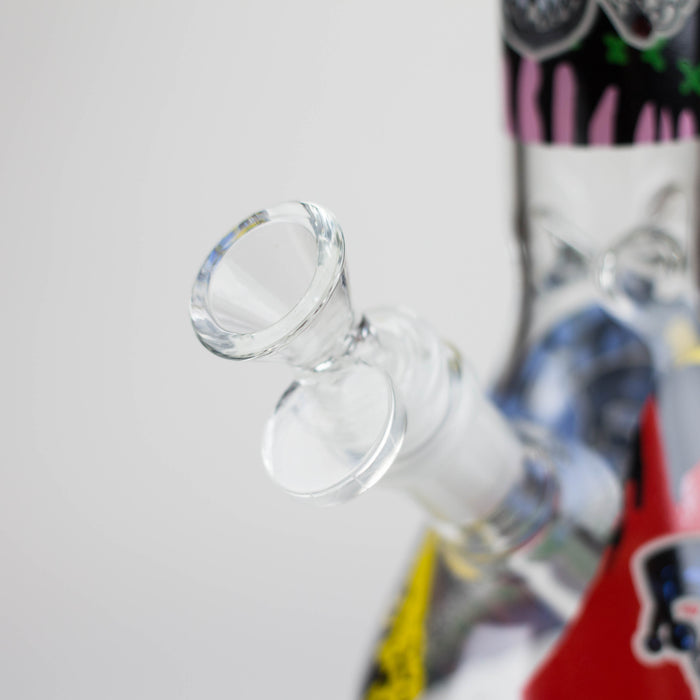 10" Glass Bong With Clown Design Bongs 777 Smoke