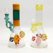 9" Cartoon Character Beaker Glass Rig Super Supplys Inc