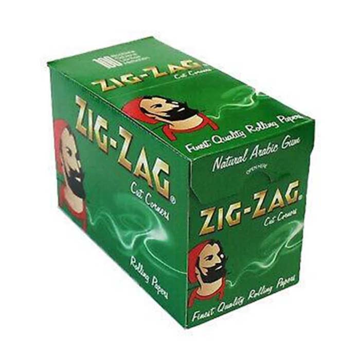 Zig Zag Green Single Cigarette Papers - 100ct ROLLING PAPER Super Supplys Inc