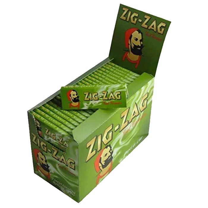 Zig Zag Green Single Cigarette Papers - 100ct ROLLING PAPER Super Supplys Inc