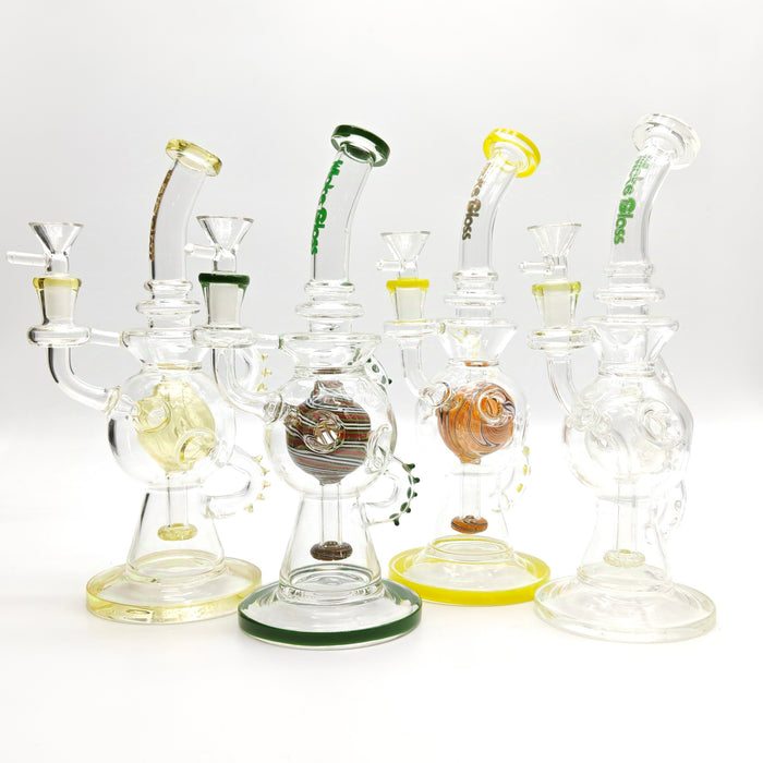 10" Wig-Wag Recycler Rig Glass Rig Super Supplys Inc