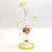 10" Wig-Wag Recycler Rig Glass Rig Super Supplys Inc Yellow