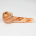 StoneAge | 4" Handmade Tobacco Smoking Pipe – Model: Curve, Includes Gift Box Quartz · Stone Pipe NicePrice