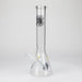 12" TR beaker glass bong Glass Bong Smoking Cat Distribution Black