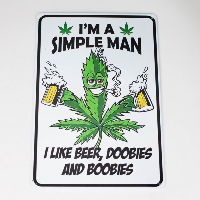 TRIM QUEEN | 420 VINTAGE SIGN New Designs Flag · Sign · Deco Trim Queen IM A SIMPLE MAN BBB