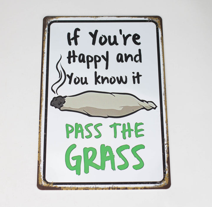 TRIM QUEEN | 420 VINTAGE SIGN New Designs Flag · Sign · Deco Trim Queen IF YOURE HAPPY