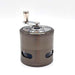 2.4" Hand Cranked Gunmetal Grinder 4 Pieces Box of 6 Display Pack NIBO Distribution