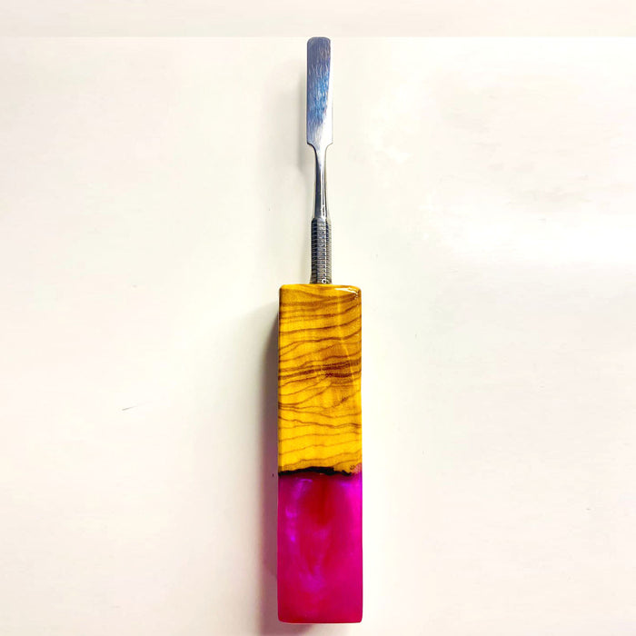 VOW | Olive wood epoxy dabber -Type A Bongs Accessories Variety Olive Wood Purple