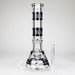 TSLA Glow in the Dark 14" 9 mm glass bong [PIP866] Glass Bong NIBO Distribution