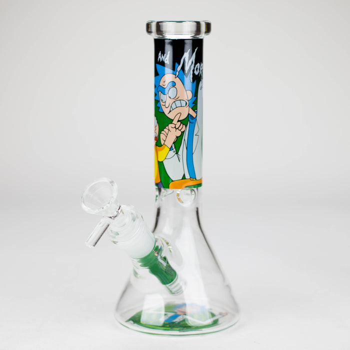 7.5" 4mm R&M Design Beaker Bong [PIP876] Glass Bong NIBO Distribution Design A