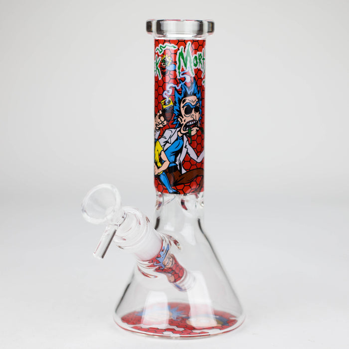 7.5" 4mm R&M Design Beaker Bong [PIP876] Glass Bong NIBO Distribution Design B