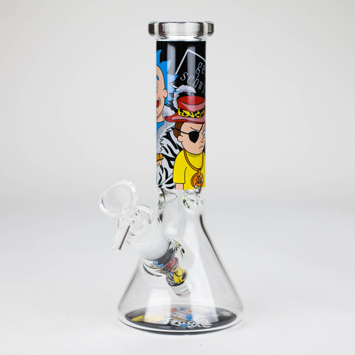 7.5" 4mm R&M Design Beaker Bong [PIP876] Glass Bong NIBO Distribution Design C