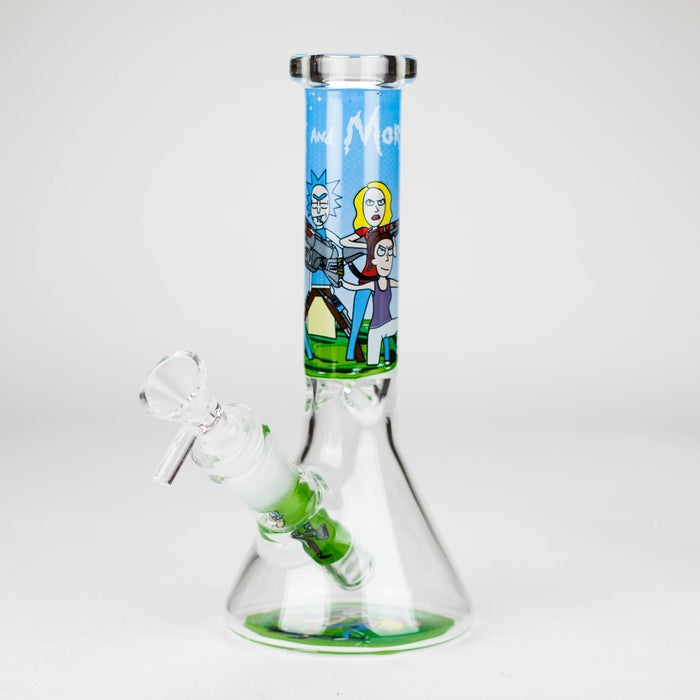 7.5" 4mm R&M Design Beaker Bong [PIP876] Glass Bong NIBO Distribution Design D