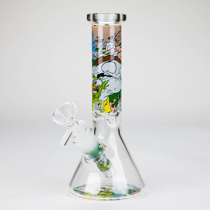 7.5" 4mm R&M Design Beaker Bong [PIP876] Glass Bong NIBO Distribution Design E