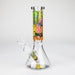 7.5" 4mm Cartoon Design Beaker Bong [PIP877] Glass Bong NIBO Distribution Design E