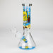 7.5" 4mm Cartoon Design Beaker Bong [PIP877] Glass Bong NIBO Distribution Design F