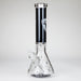 TSLA Glow in the Dark 14" 9 mm glass bong [PIP866] Glass Bong NIBO Distribution Design D