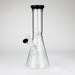 HIT | 12" - 9mm Thick Glass Water Pipe [HIT706] Glass Bong NIBO Distribution Black