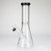 HIT | 12" - 9mm Thick Glass Water Pipe [HIT706] Glass Bong NIBO Distribution Grey