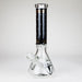 TSLA Glow in the Dark 14" 9 mm glass bong [PIP866] Glass Bong NIBO Distribution Design E
