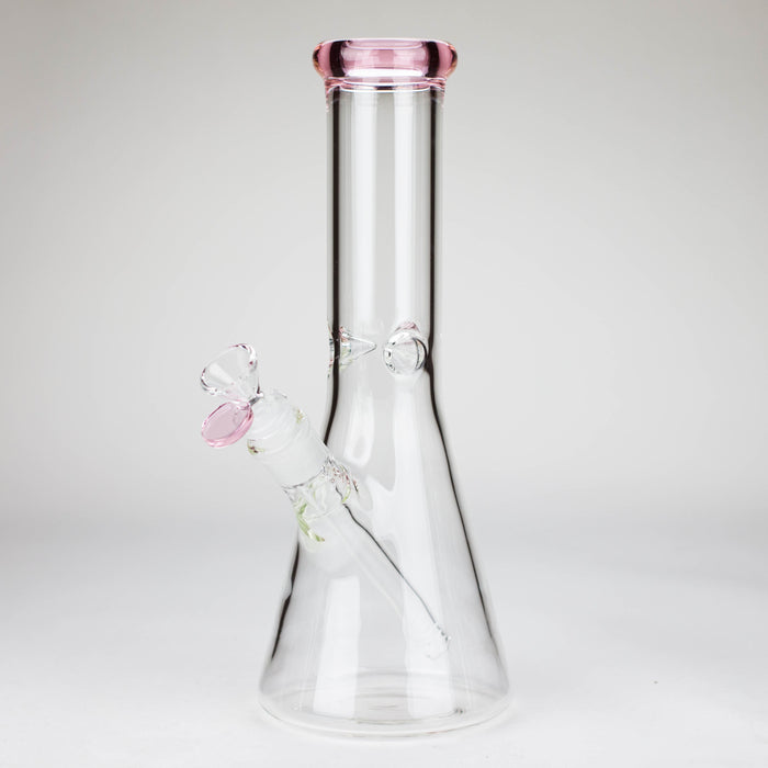 HIT | 12" - 9mm Thick Glass Water Pipe [HIT706] Glass Bong NIBO Distribution Pink