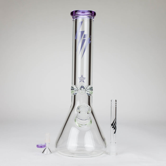 HIT | 14" - 9mm Thick Glass Water Pipe [HIT703] Glass Bong NIBO Distribution