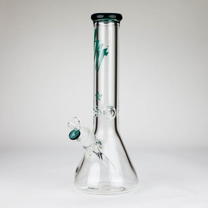 HIT | 14" - 9mm Thick Glass Water Pipe [HIT703] Glass Bong NIBO Distribution Teal