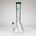 HIT | 14" - 9mm Thick Glass Water Pipe [HIT703] Glass Bong NIBO Distribution Teal
