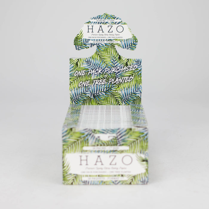 HAZO Hemp Rolling Papers | 1 1/4" - Full Display of 50x Booklets | Plants 50 Trees! ROLLING PAPER HAZO