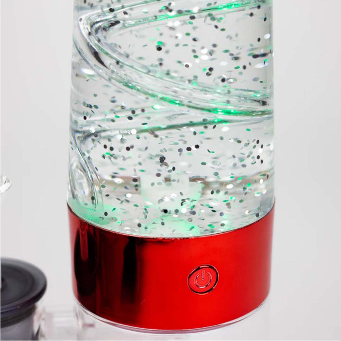 12" Electric lava lamp bong with UFO Perc-Assorted Resin · Silicone · Plastic Bong Super Supplys Inc